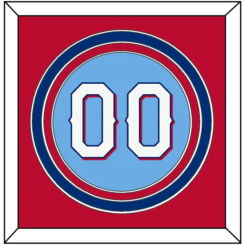 Texas Number - Alternate Powder Blue - Triple Mat 4