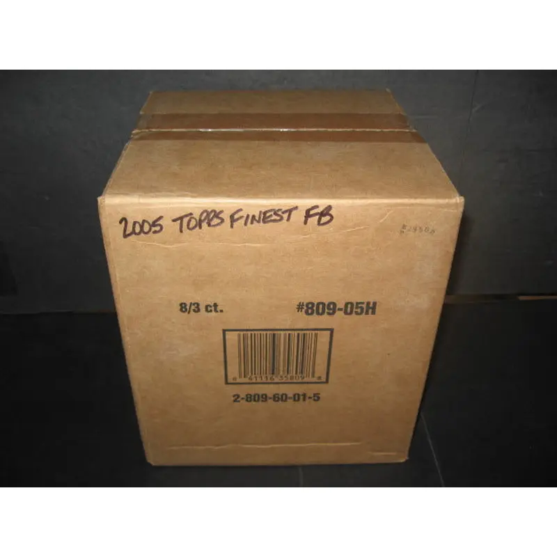 2005 Topps Finest Football Case (Hobby) (8 Box)