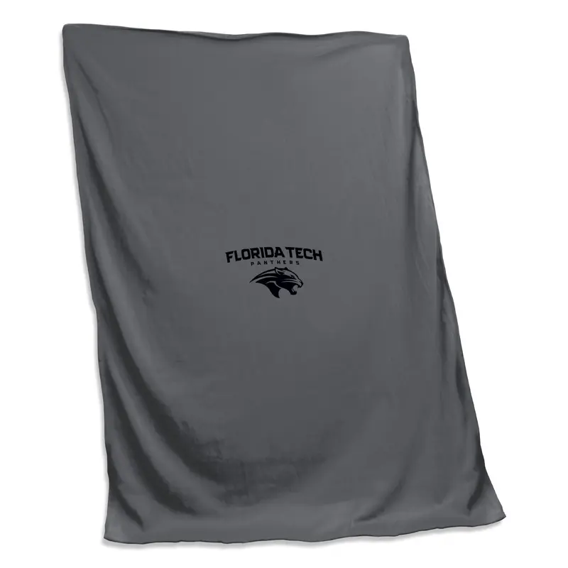 Florida Tech Charcoal Sweatshirt Blanket (Screened)