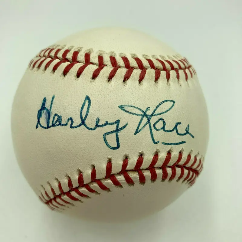 Harley Race WWE Signed Autographed Baseball Wrestling With PSA DNA COA
