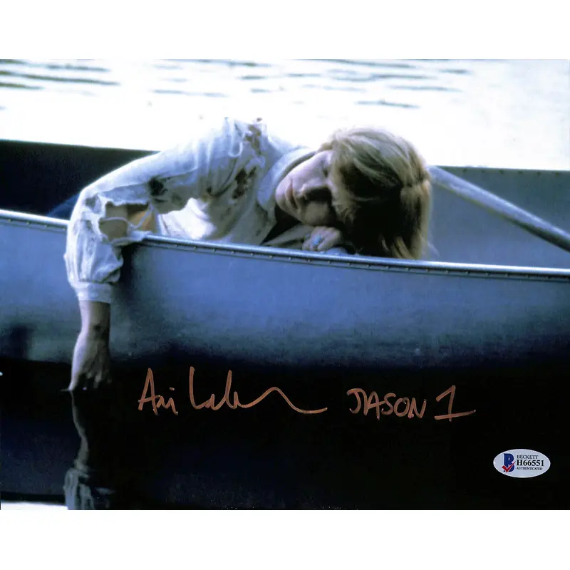 Ari Lehman Friday The 13th "Jason 1" Authentic Signed 8x10 Photo BAS #H66551
