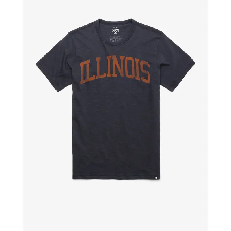 ILLINOIS FIGHTING ILLINI CLASSIC BLOCK '47 SCRUM TEE