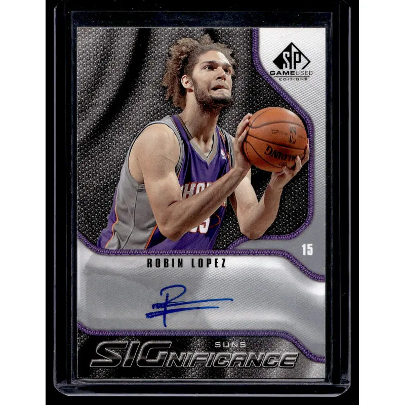 2009-10 Upper Deck SP Game Used - Significance Autographs - Robin Lopez #S-RL