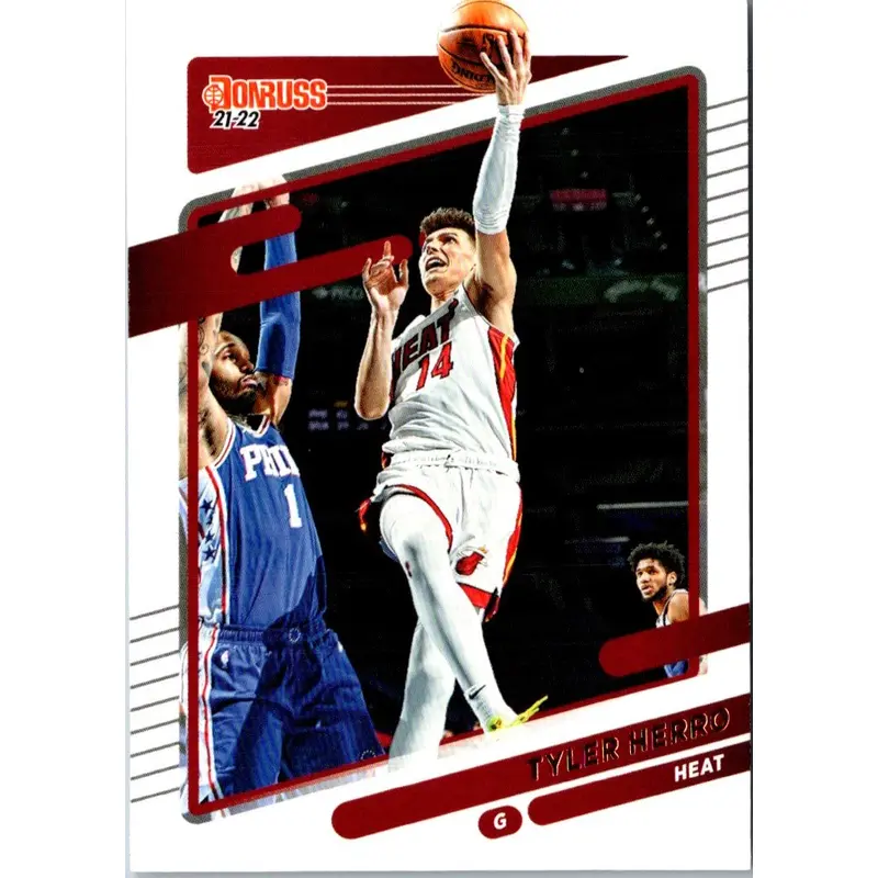 2021 Donruss Holo Red and Gold Laser Tyler Herro #114