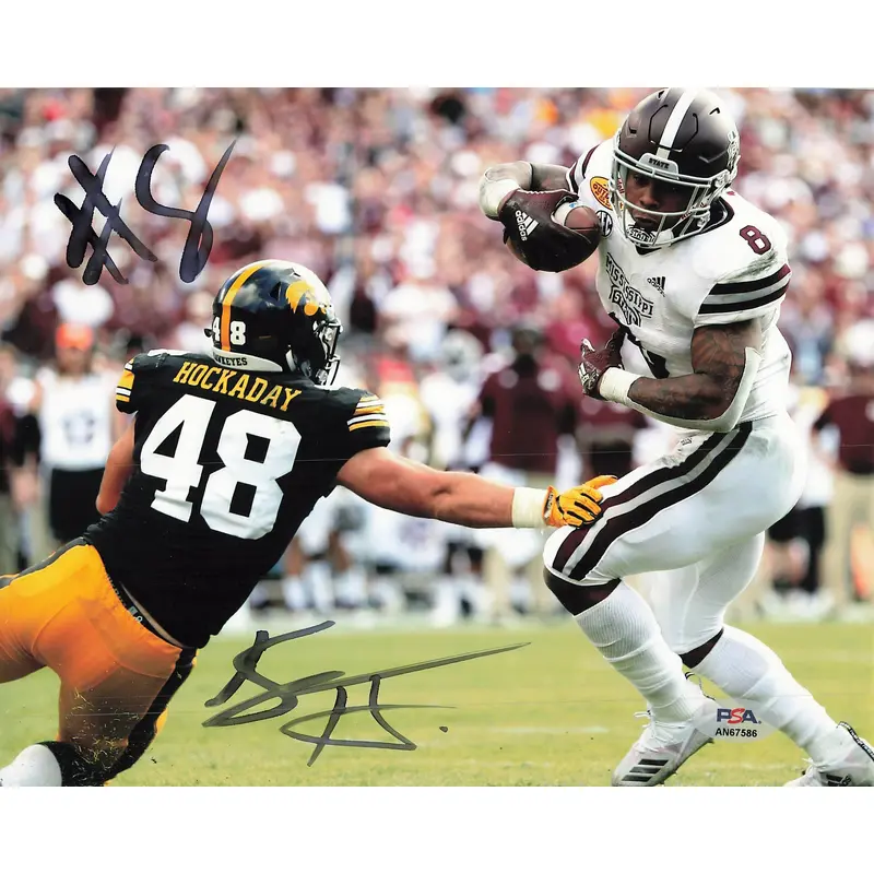 Kylin Hill signed 8x10 photo PSA/DNA Autographed Mississippi State Football