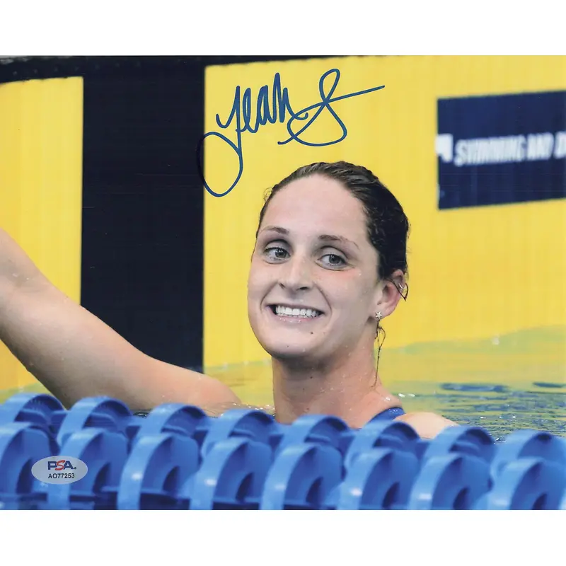 Leah Smith signed 8x10 photo PSA/DNA Autographed Swimming