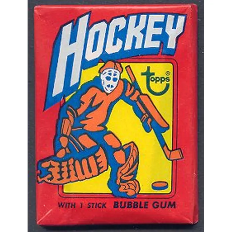 1972/73 Topps Hockey Unopened Wax Pack