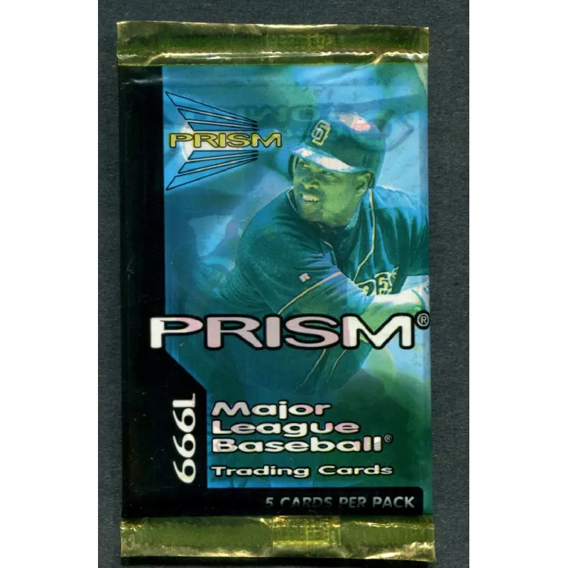 1999 Pacific Prism Baseball Unopened Pack (5 Cards)