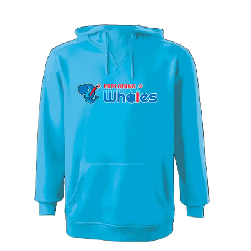 Eugene Emeralds Exploding Whales EvoShield Blue Hoodie