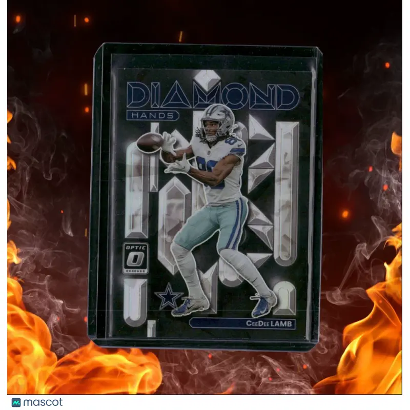2022 Donruss Optic CeeDee Lamb Diamond Hands Holo Prizm #DH-6