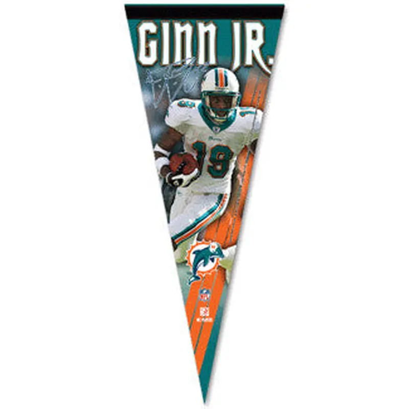 Ted Ginn Jr. "Signature" Premium Felt Pennant (L.E. /2008)