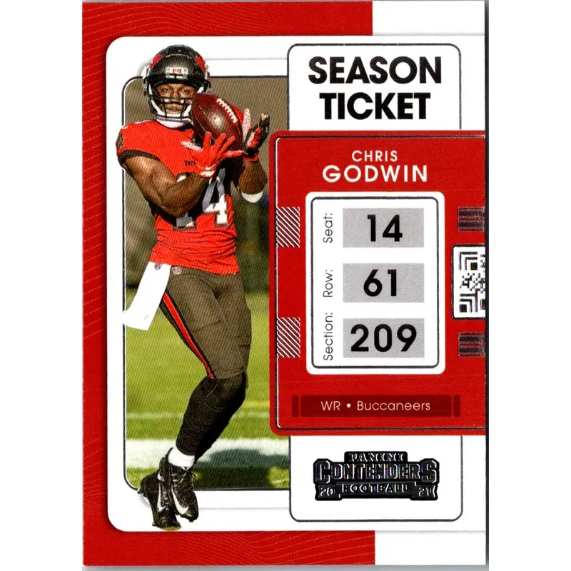 2021 Panini Contenders Red Zone Chris Godwin #94