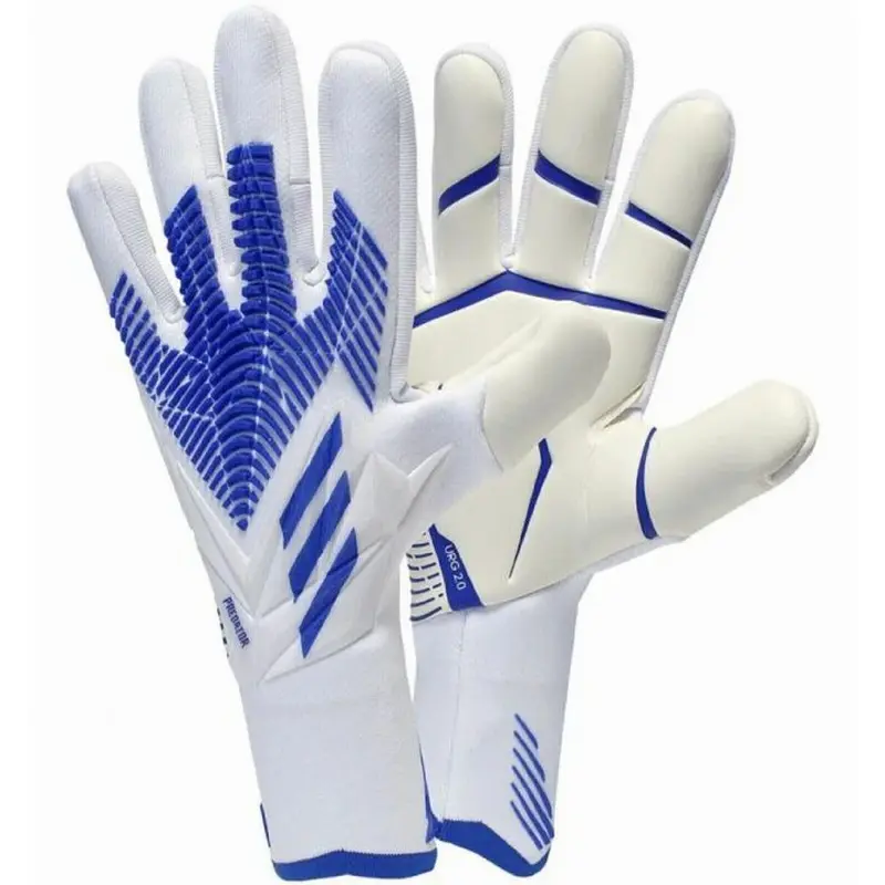 New Adidas Predator Pro GL Soccer Goalie Gloves Size 9 - Blue & White