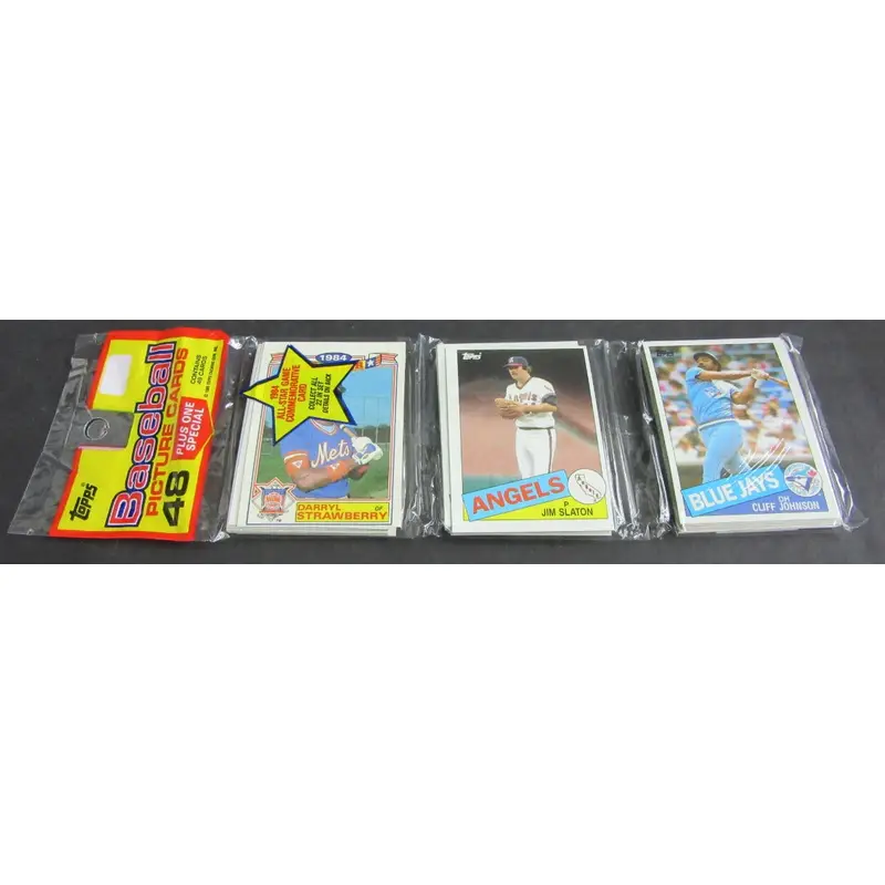 1985 Topps Baseball Unopened Rack Pack