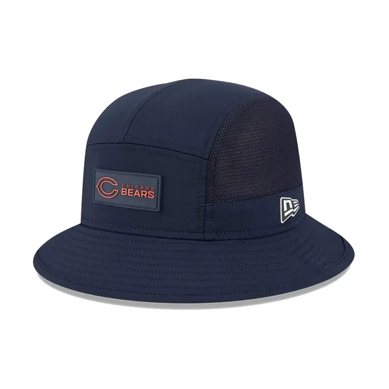 Chicago Bears NFL Sideline 2025 Navy Stretch Bucket Hat