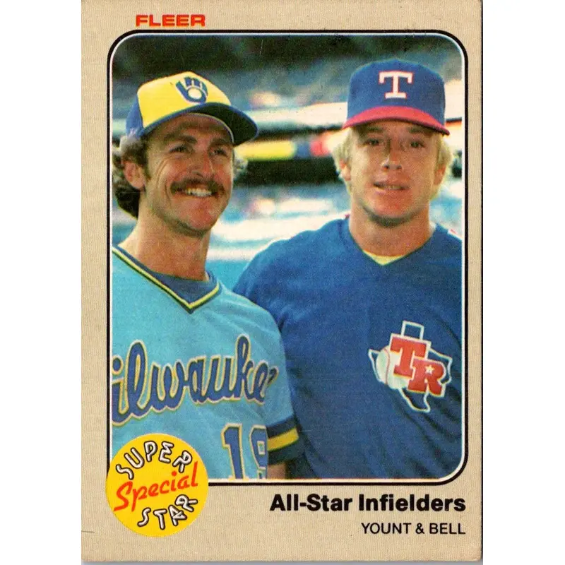 1983 Fleer Robin Yount/Buddy Bell #632