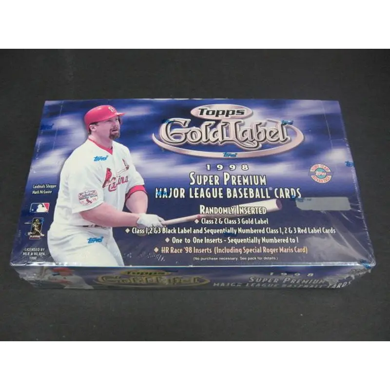 1998 Topps Gold Label Baseball Box (HTA)