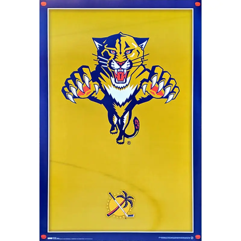 Florida Panthers Official NHL Team Logo Wall Poster - Costacos Sports