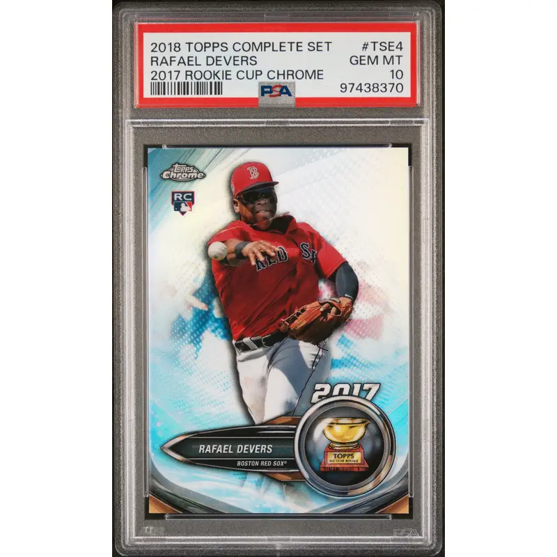 Rafael Devers 2018 Topps Complete Set #TSE4 PSA 10 Gem Mint