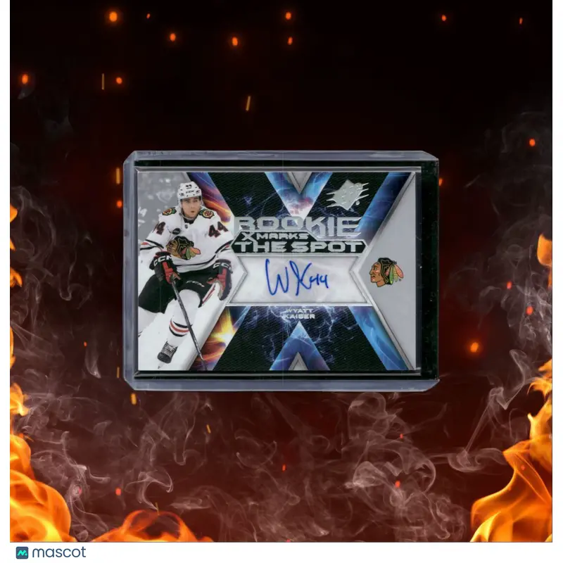 2023-24 Upper Deck SPx Wyatt Kaiser X Marks the Spot Rookie Auto #XMR-WK