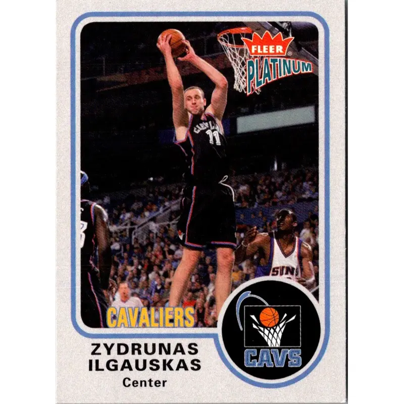 2002 Fleer Platinum Zydrunas Ilgauskas #128