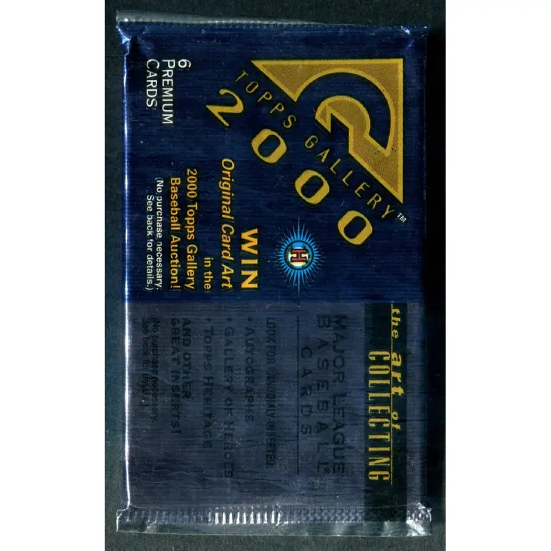 2000 Topps Gallery Baseball Unopened Pack (Hobby) (6)