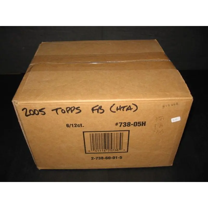 2005 Topps Football Jumbo Case (HTA) (6 Box)