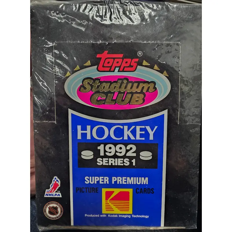 1992-93 Topps Stadium Club Series 1 Hockey Box