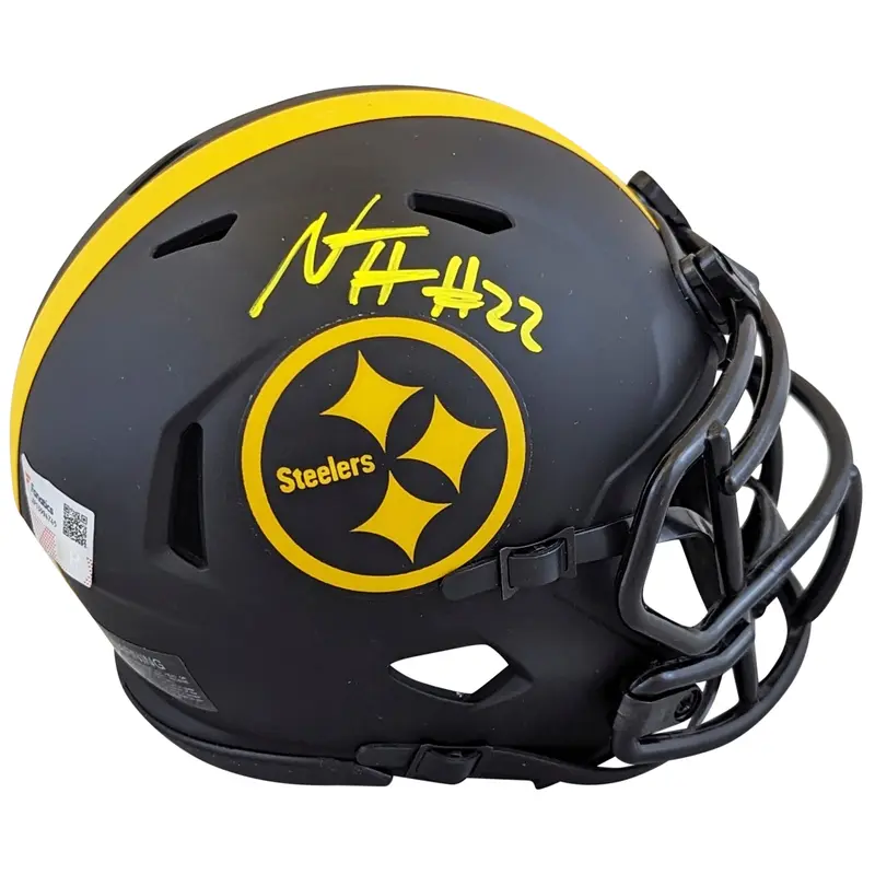 Steelers Najee Harris Authentic Signed Eclipse Speed Mini Helmet Fanatics