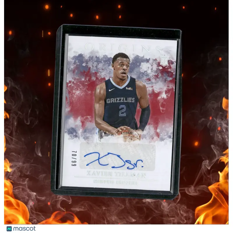 2020-21 Panini Origins Xavier Tillman Red Rookie Auto 70/99 #RA-TIL
