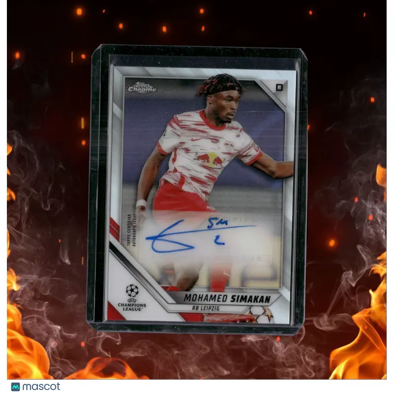 2021 Topps UEFA Mohamed Simakan Auto #CA-MS