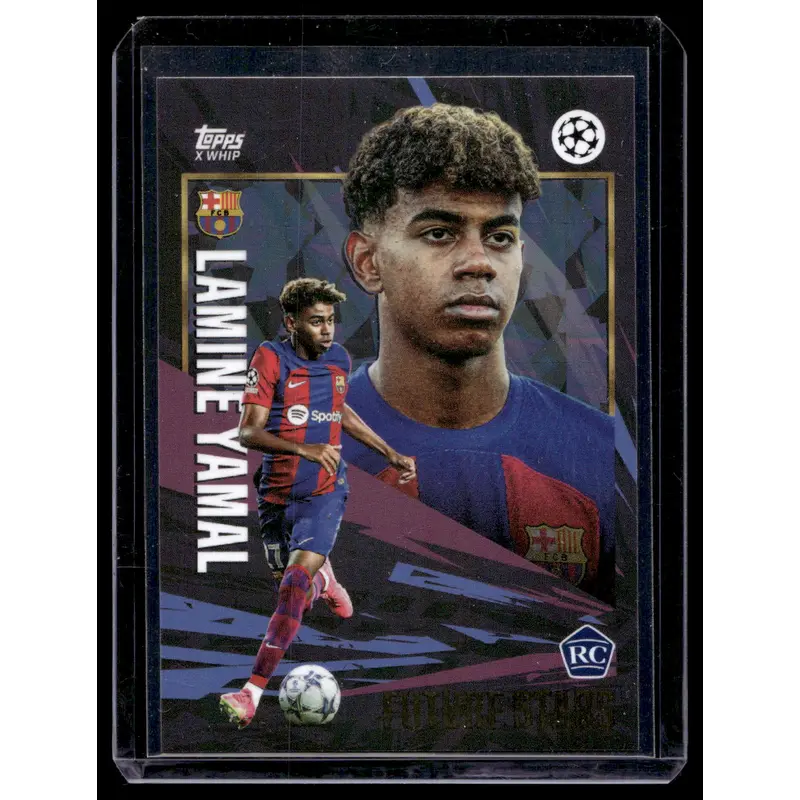 2023-24 Topps Gold X Whip - Future Stars Cracked Ice - Lamine Yamal