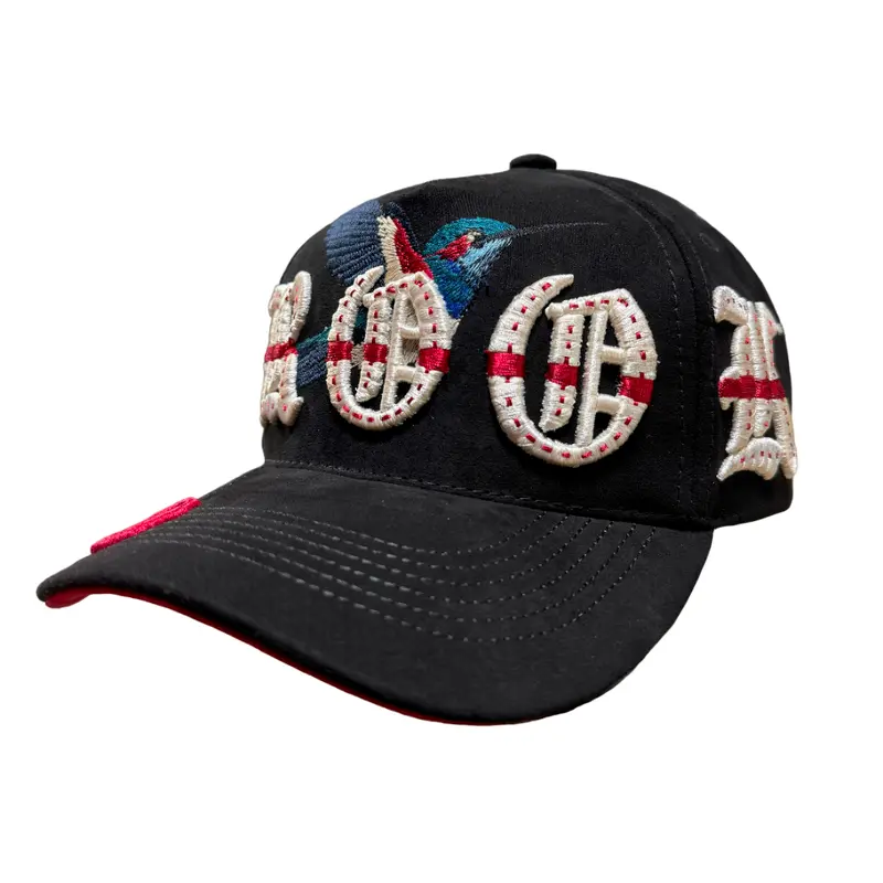 DIEZ-CU4TRO HATS MENS BLACK SNAPBACK CROOK 10-4CROOK BLK