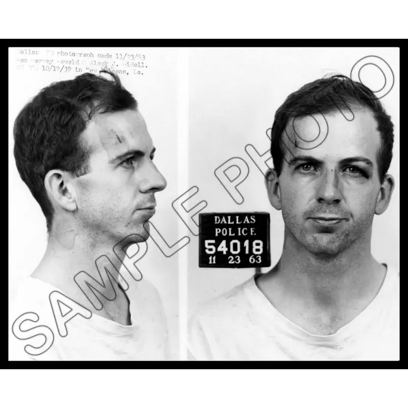 1963 Lee Harvey Oswald 8X10 Photo - Mugshot - 2896
