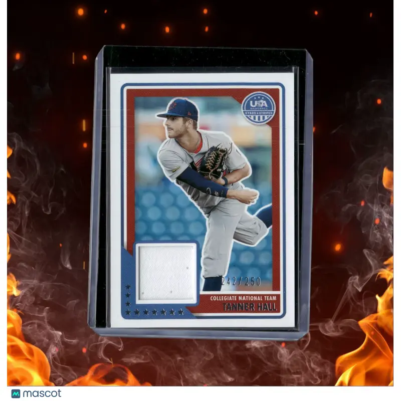 2023 Panini USA Baseball Stars & Stripes Tanner Hall Jersey Relic Jersey 1 color