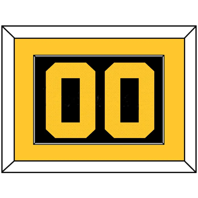 Golden State Number - Black City (2021-2022) - Single Mat 3