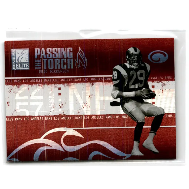 2005 Donruss Elite Passing the Torch Red Eric Dickerson/Steven Jackson #PT-21 399/750