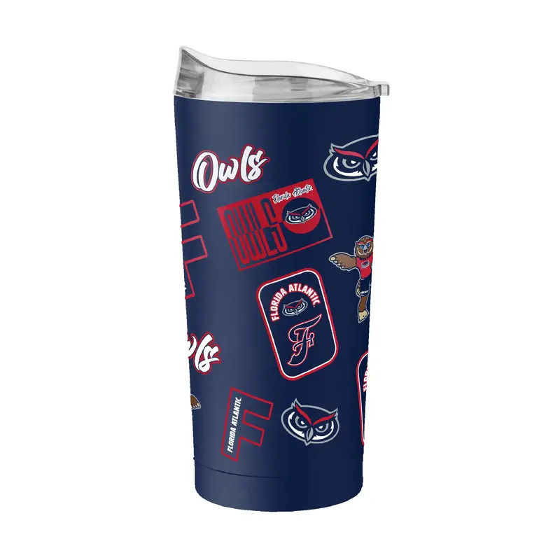 Florida Atlantic 20oz Dreamweave Powder Coat Tumbler
