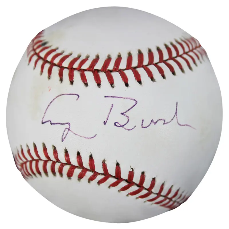 George H.W. Bush Authentic Signed OAL Gene Budig Baseball PSA/DNA #AD00683
