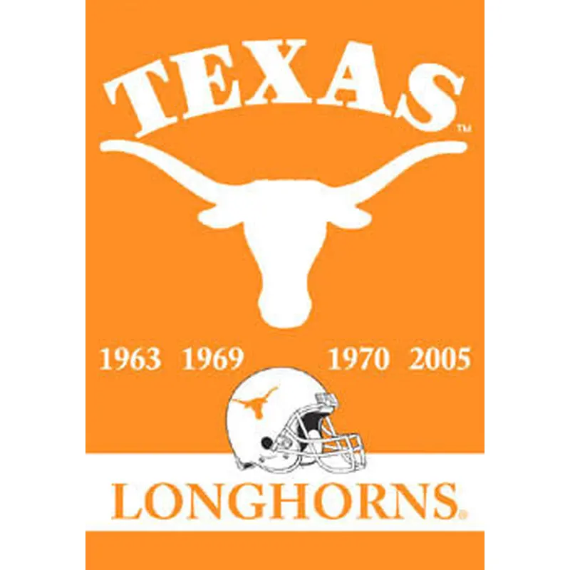 Texas Longhorns "4-Time Football Champs" Banner - BSI