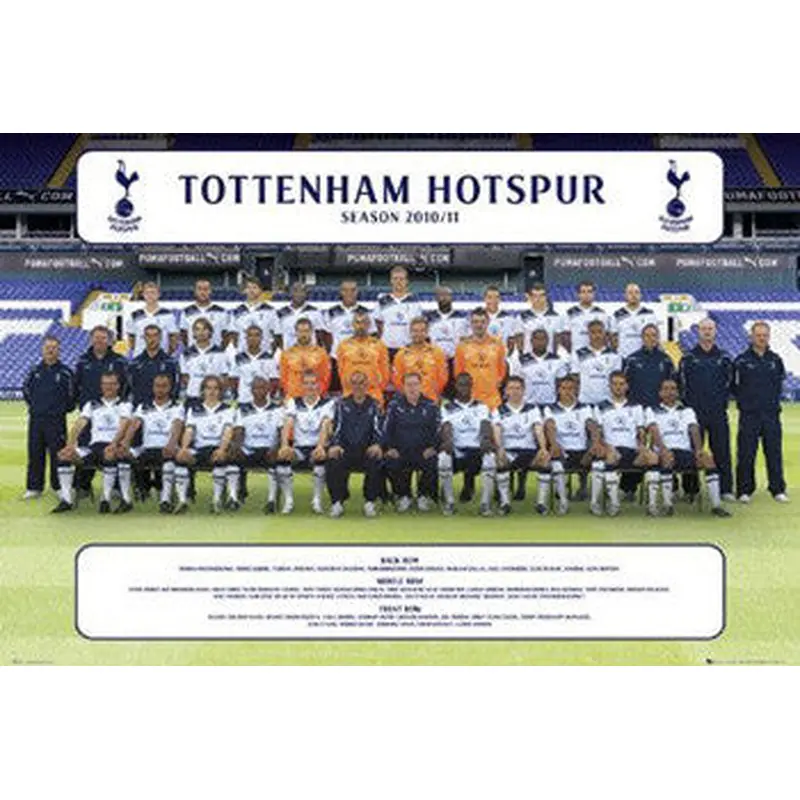 Tottenham Hotspur 2010/11 Official Team Portrait Poster - GB Eye (UK)