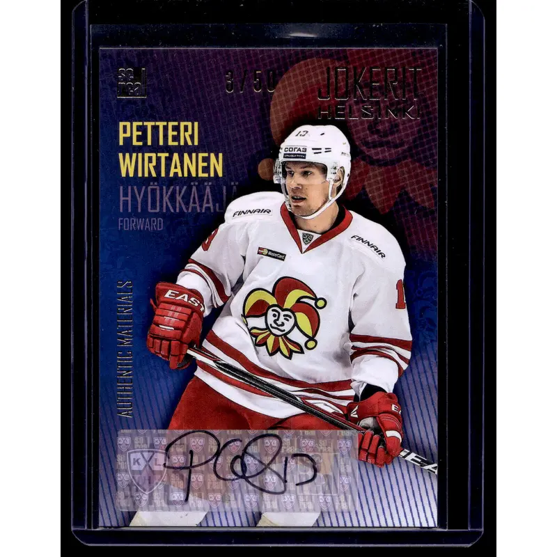 2016-17 Sereal Jokerit Autograph - Petteri Wirtanen #JOK-AUT-014 /50