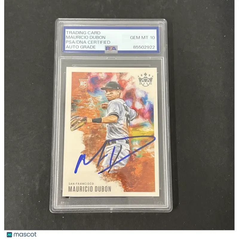 2020 Panini Diamond Kings #145 Mauricio Dubn Rookie signed card PSA Auto 10