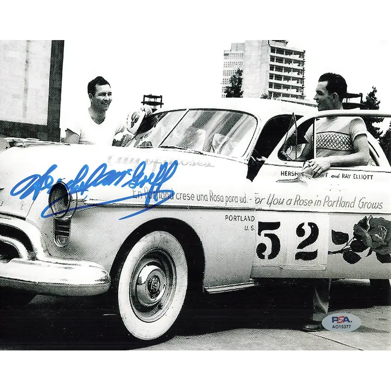 Hershel McGriff signed 8x10 photo PSA/DNA Autographed Driver