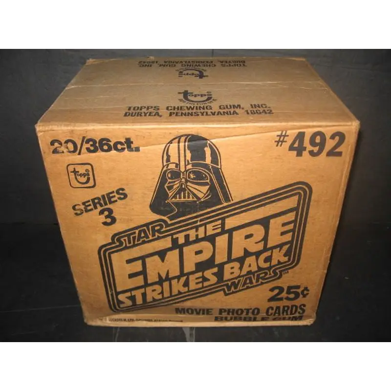 1980 Topps Empire Strikes Back Series 3 Unopened Wax Case (20 Box) (Authenticate)