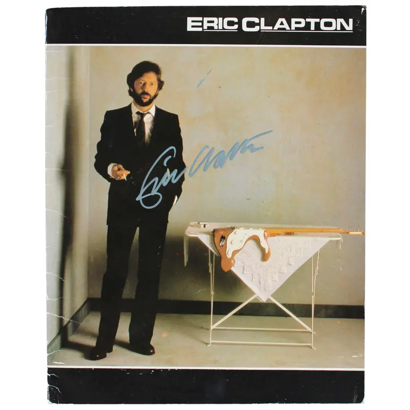 Eric Clapton Authentic Signed 9x11.5 Money & Cigarettes Program JSA #YY79040