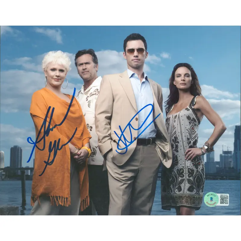 Jeffrey Donovan & Sharon Gless Burn Notice Signed 8x10 Photo BAS #BB22929