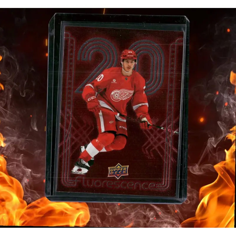 2024-25 Upper Deck Albert Johansson Flurorescence Red (B) Rookie #F-6