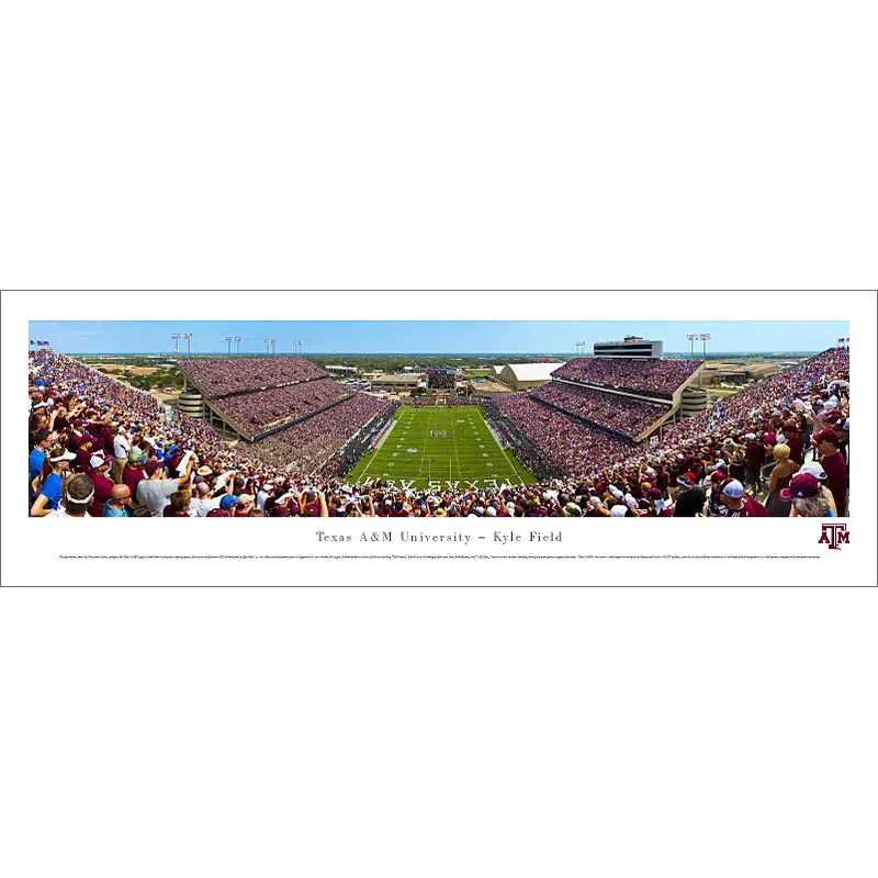 Texas A&M Aggies Football "Opener 2012" Panoramic Poster Print - Blakeway Worldwide