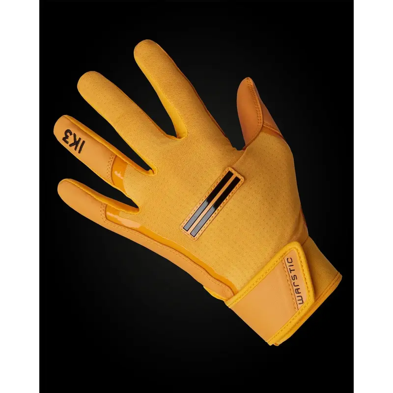 Warstic IK3 Pro Short Cuff Batting Gloves "Athletic Gold"